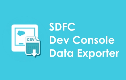 SDFC Dev Console Data Exporter small promo image