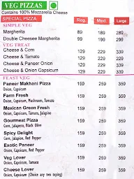 Friend's Pizza Cafe menu 5