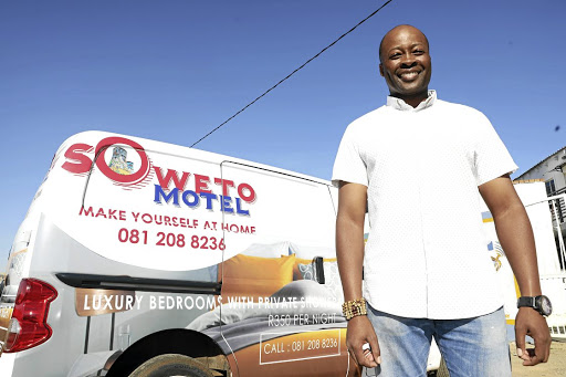 Lerato Monageng, owner of the Soweto Motel in Orlando West. / Veli Nhlapo