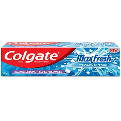 Colgate Maxfresh Toothpaste - Anti-cavity, Peppermint Ice - 150 g