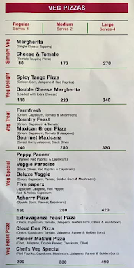 Hunger's Pizza menu 4