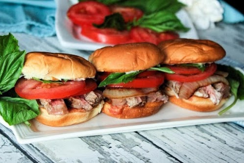 Click Here for Recipe: Margherita Rib Eye Sliders