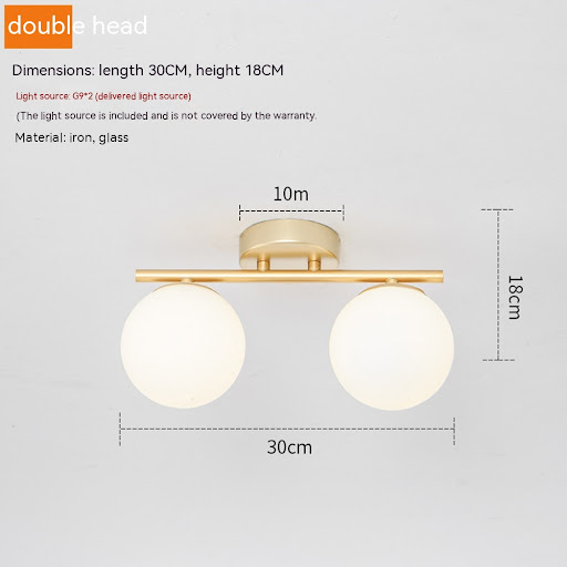 Title 5, Living Room Bedroom Showcase Ceiling Lamp. Enha...