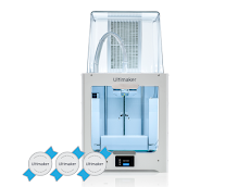 UltiMaker 2+ Connect 3D Printer Air Manager Bundle 3 Year Enhanced Warranty (+$1340)