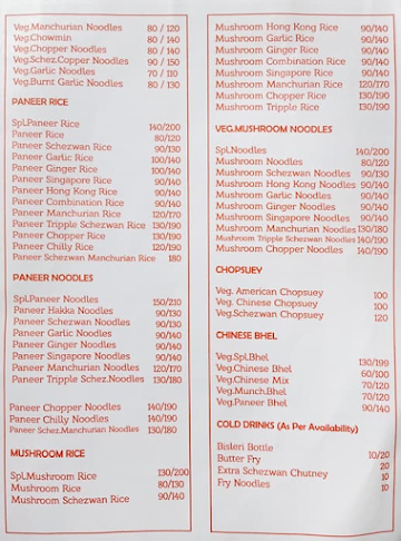 Keshav Sweets menu 