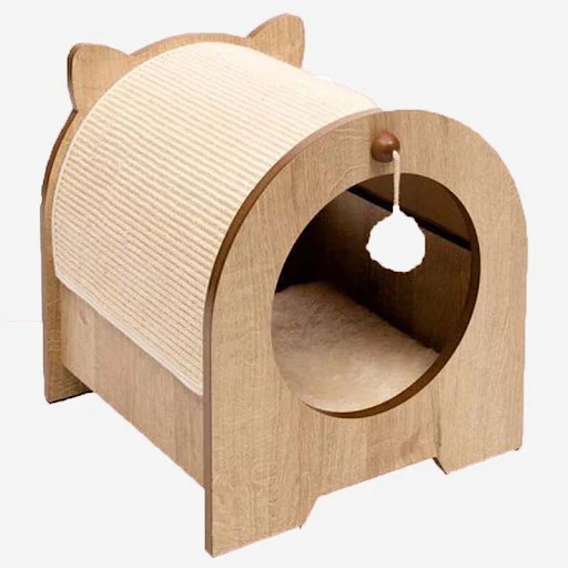 3 In 1 Cat Scratcher Board Bed Climbing Frame Tree Climb Toys for Cats House Design Claws Care Pet Scratching Protect F