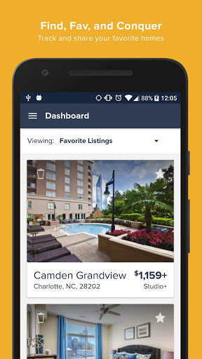 Screenshot HotPads Rent Apartments