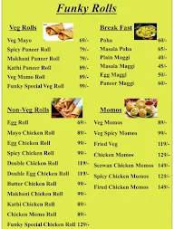 Funky Rolls menu 1