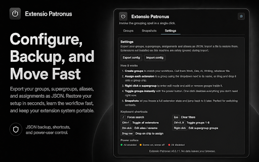 Extensio Patronus screenshot 3