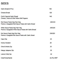 Pizzeria menu 1