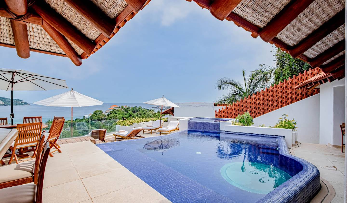 Villa avec piscine et jardin Zihuatanejo