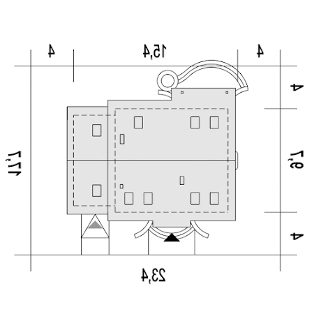 Dom Dla Ciebie 2 w2 z garażem 1-st. A - Sytuacja