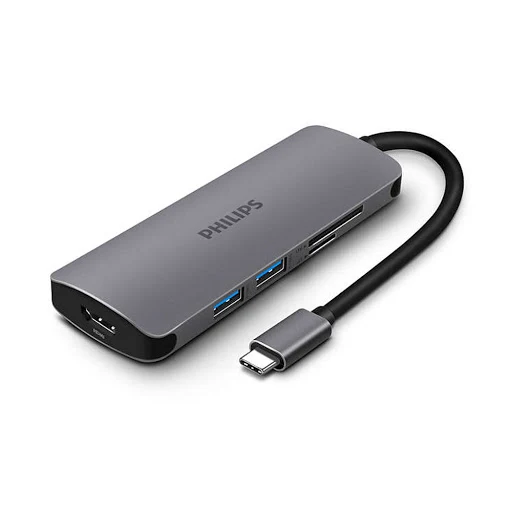 Bộ-chiaHub-Type-C-3.1---USB3.02-+-HDMI-+-SD-+-C-Female-Adapter-Philips-DLK5516C94.jpg