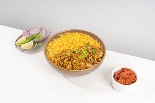 Pappannam With Egg Paratu ( Dal Rice Bowl With Egg Bhurji)