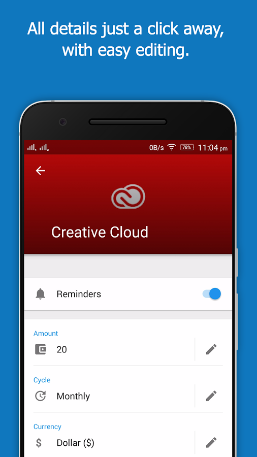   Subscribly- 스크린샷 