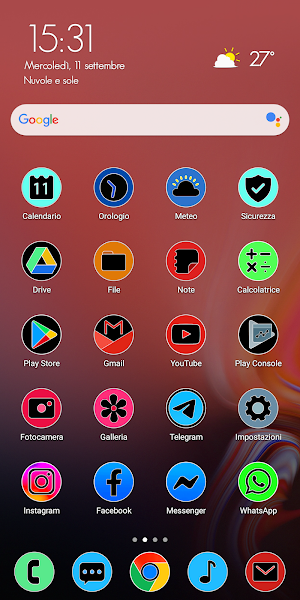 PIXEL ONE UI FLUO - ICON PACK Screenshot Image