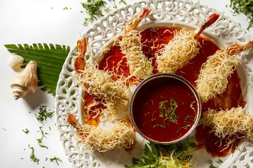 Crispy Prawns Dry Red Pepper