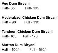 Garva Biryani menu 1