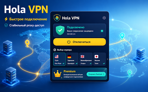 Hola VPN screenshot 1