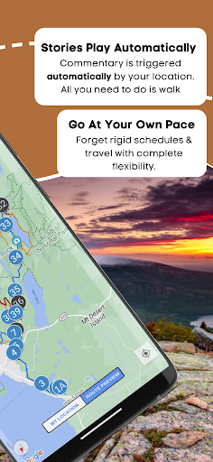 Screenshot Acadia National Park GPS Tour