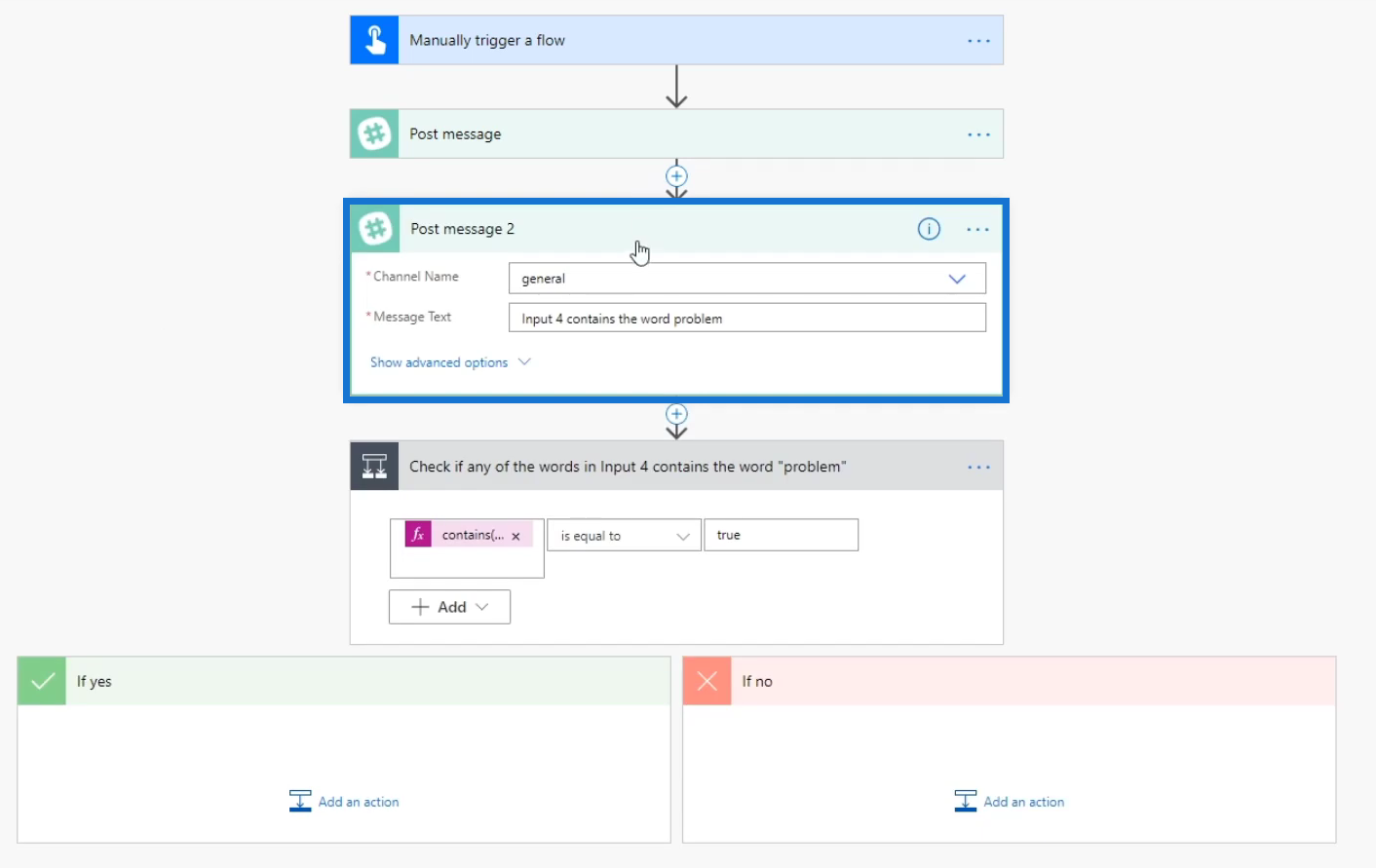 Power Automate logical functions