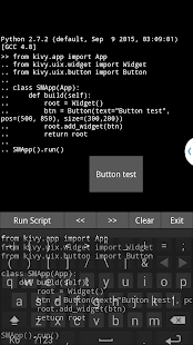  Python Interpreter For Android- 스크린샷 미리보기 이미지  