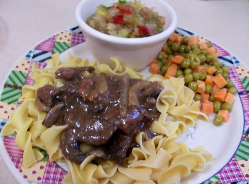 Bonnie's Beef Tips And Noodles