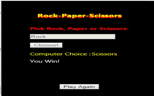 Rock Paper Scissors