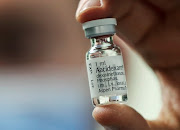 A pharmacist displays an ampoule of Dexamethasone at the Erasme Hospital amid the Covid-19 outbreak, in Brussels, Belgium, on June 16 2020. 