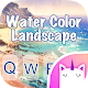 Download Water Color Landscape Keyboard Theme for Girls For PC Windows and Mac 1.0