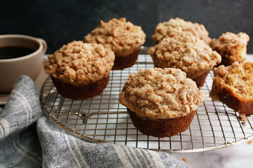 King Arthur Flour's Banana Crumb Muffins