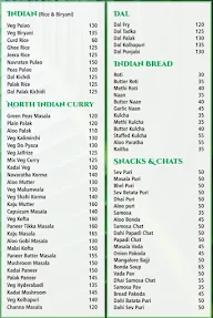 Sitara Veg Restaurant menu 1