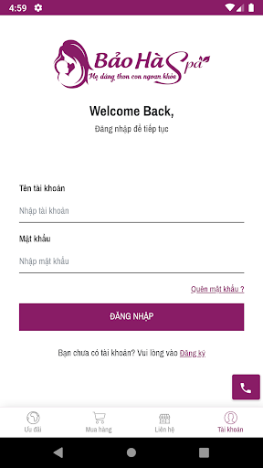 Screenshot BaoHa Spa
