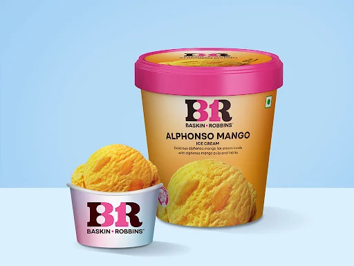 Alphonso Mango Ice Cream (Factory Sealed)