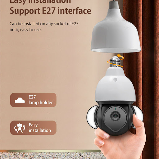 Title 1, Bulb Graffiti Camera HD 5MP Monitoring High def...