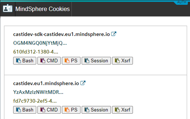 MindSphere Authentication Helper Extension Preview image 1