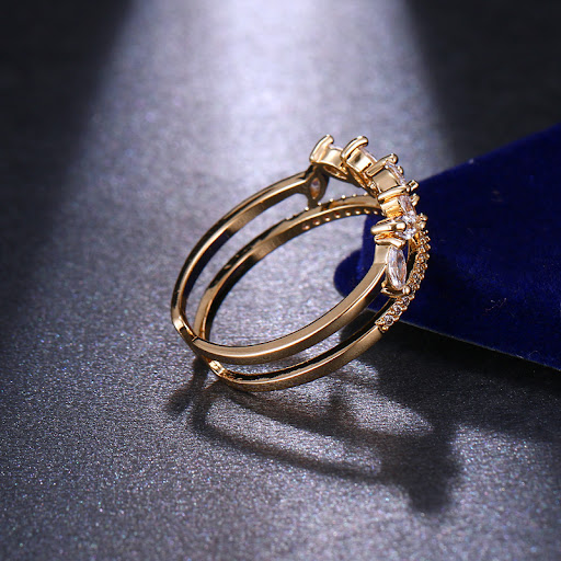 Title 4, New Creative Design Horse Eye Zircon Messy Arra...