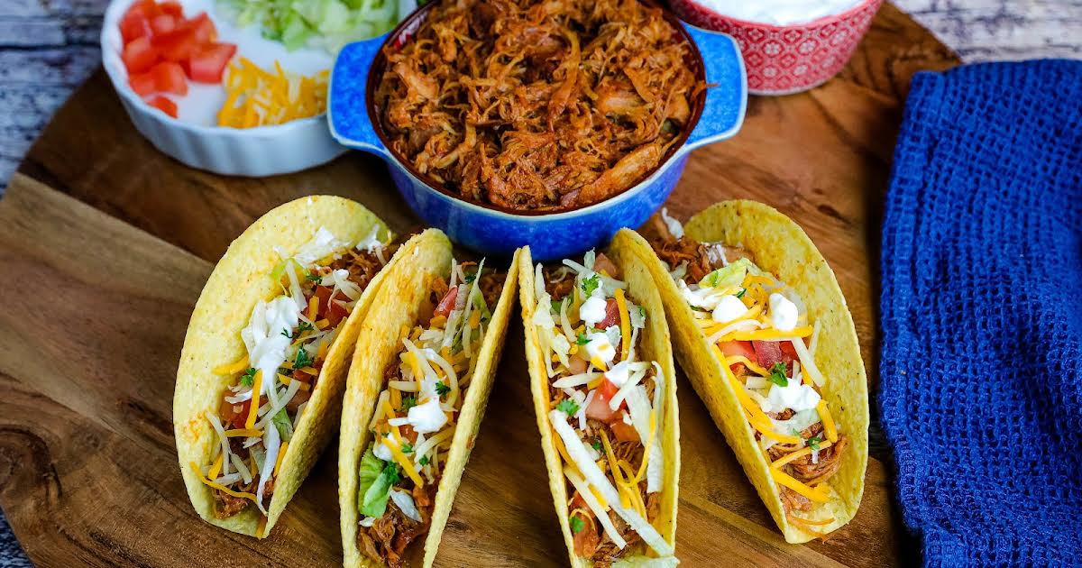 Chili Chicken Tacos | Just A Pinch Recipes