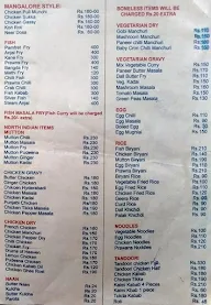 Fish Palace menu 1