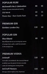 Aroma Classic Bar menu 3