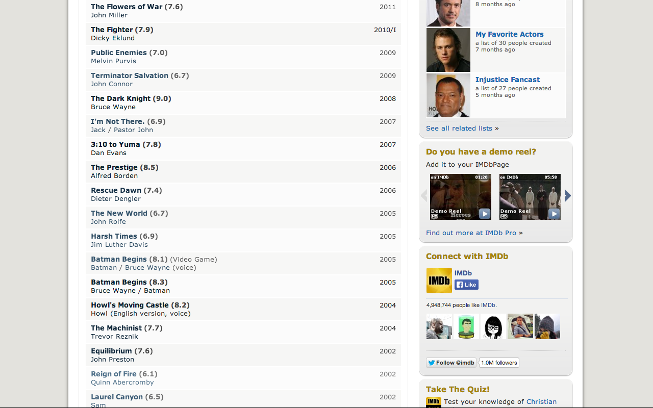 IMDB Ratings Preview image 1