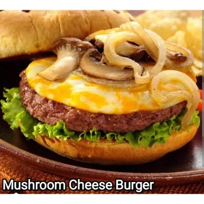 Mushroom Cheese Burger
