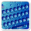 App Download Blue glass Waterdrop Keyboard Theme Install Latest APK downloader