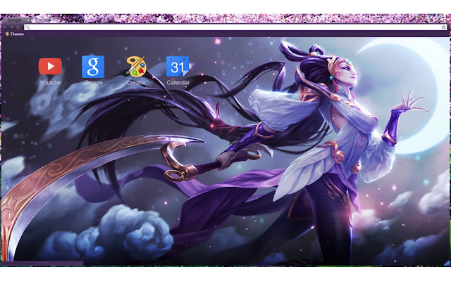 LoL Lunar Goddess Diana 1920x1080 chrome extension