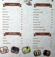 Hardy's Cafe menu 1