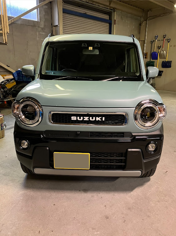ハスラーのオフブルーメタリック・納車・ノックスドール施工に関するカスタム事例の投稿画像4枚目