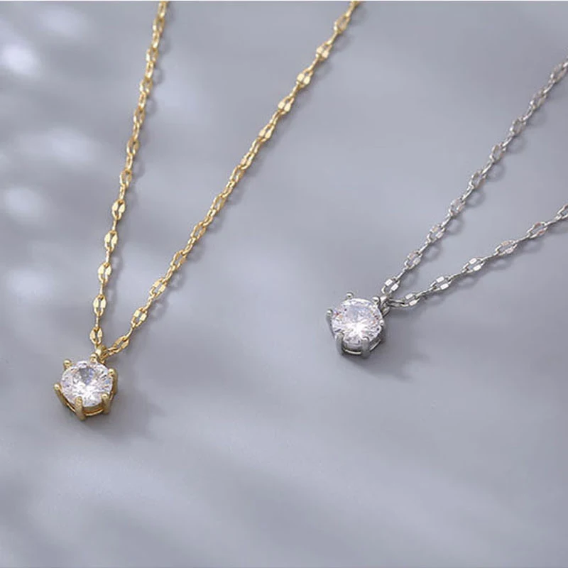Title 5, Koperen hanger ketting voor dames, een stijlvol...