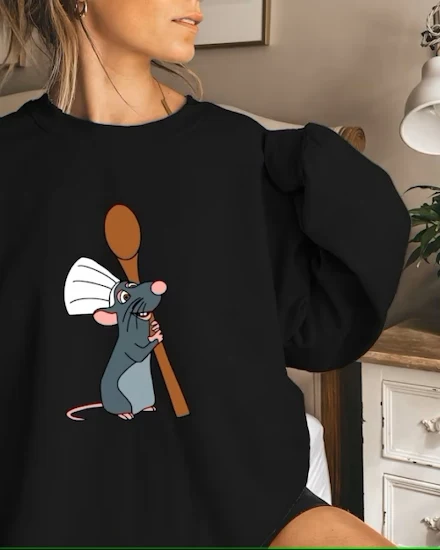 Disney Ratatouille Sweatshirt Anyone Can Cook Remy Shirt ... - 1