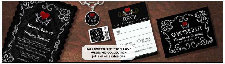 view the whole Halloween Wedding Collection at Zazzle