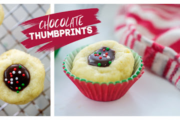 Chocolate Thumbprint Cookies